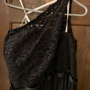 Black bridesmaid dress